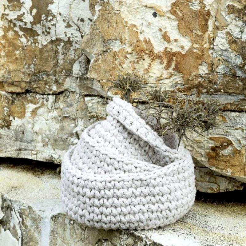 Nima Nima Καλάθι 23x14 Panier Ivory