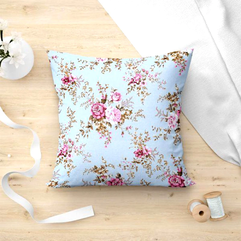 Lino Home LINO ΜΑΞΙΛΑΡΟΘΗΚΗ RAKEL 601 BLUE 45X45 45Χ45