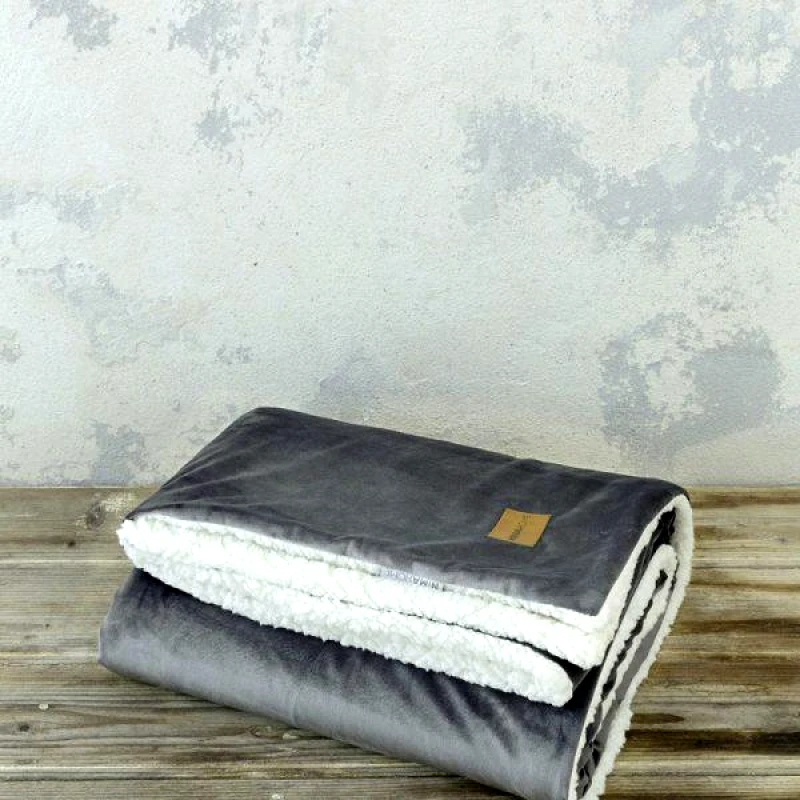 Nima Nima Κουβέρτα Καναπέ 130x170 Nuan Dark Gray