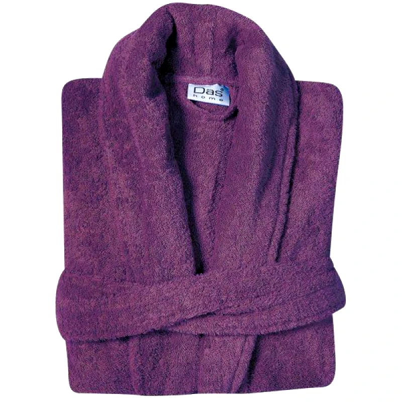 Das Home Das Home 1460 Μπουρνούζι Extra Large Μωβ Soft Happy
