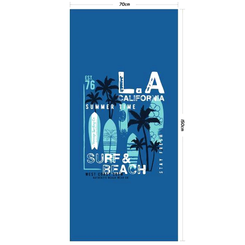 Melinen Home Melinen Home Παιδικη Πετσετα Θαλασσησ Surf &amp;Amp; Beach 75X150