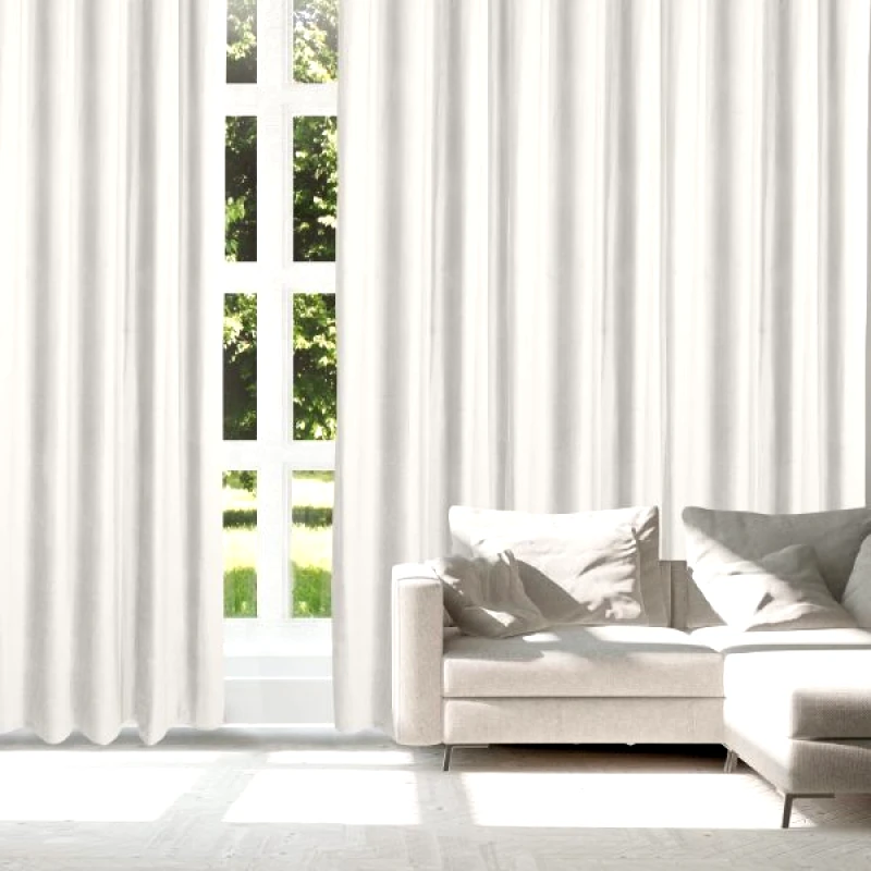 Das Home Das Home Κουρτινα Με Κρικουσ 140Χ270 2226 Κρεμ Κρεμ