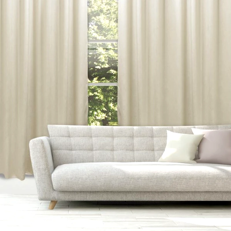 Das Home Das Home Κουρτινα Με Κρικουσ 140Χ270 2246 Ιβουαρ Ιβουαρ