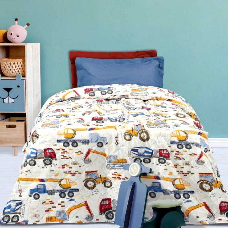 Das kids Das Kids Κουβερλι Μονο 4858 Κιτρινο - Λευκο - Μπλε Κιτρινο - Λευκο - Μπλε