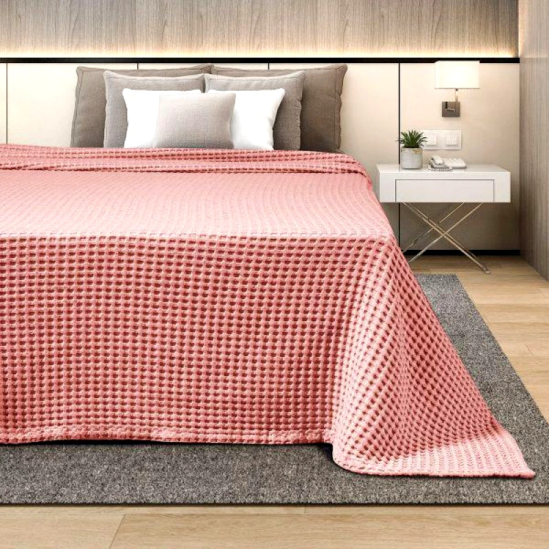 ADAM HOME ΚΟΥΒΕΡΤΑ ΠΙΚΕ ΥΠΕΡΔΙΠΛΗ 220X240 ADAM HOME SALMON