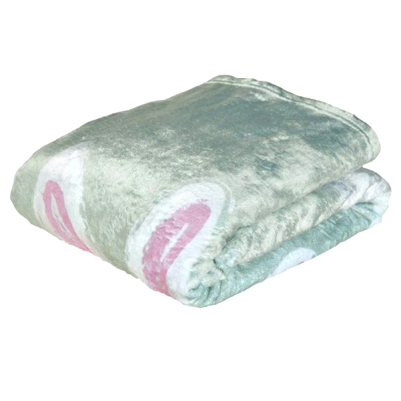 DAS BABY Das Baby Κουβερτα Fleece 110Χ150 Baby Fun 4867 Γκρι - Μεντα - Σομον Γκρι - Μεντα - Σομον