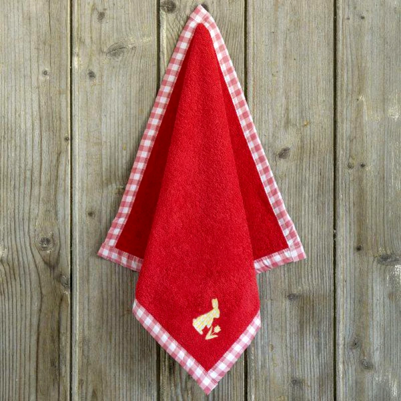 Nima Nima Home Πετσέτα Κουζίνας 40x40 - Bunny Κόκκινο
