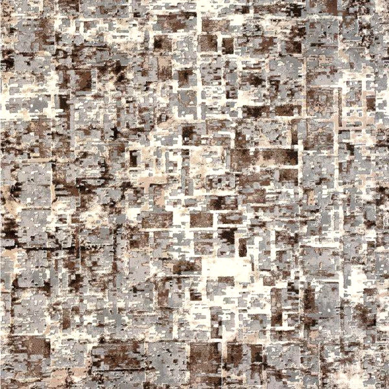 Colore Colori Μοντέρνο χαλί καφέ Thema 3575/958 με το μέτρο - Colore Colori