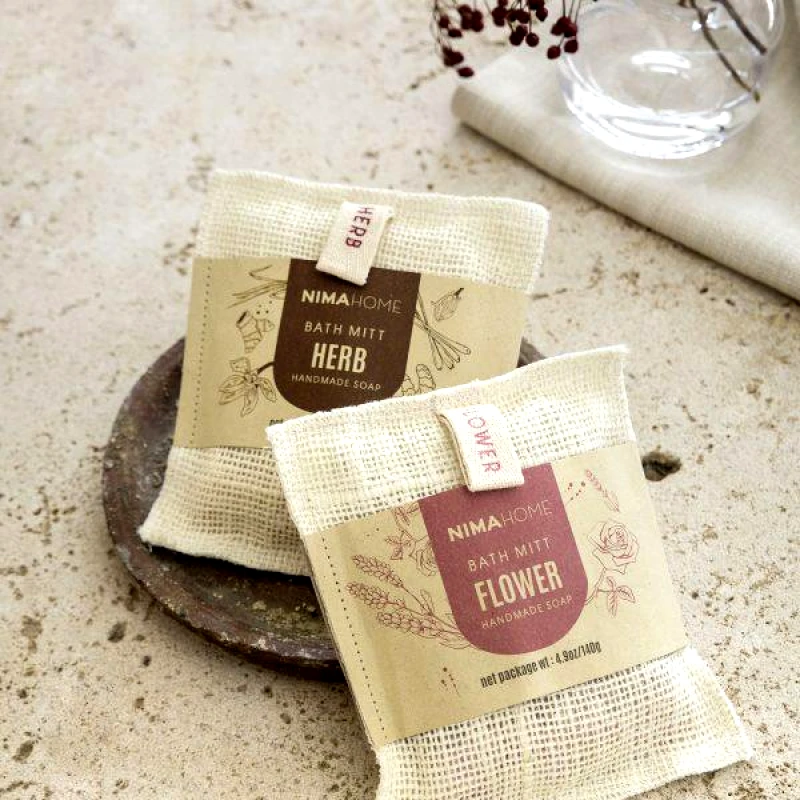 Nima Nima Home Σαπούνι/Σφουγγάρι απολέπισης 140g Wash Pad - Flower