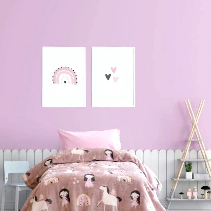 Kocoon Kocoon Kids Κουβέρτα Βελουτέ Μονή 160x220 - Princess