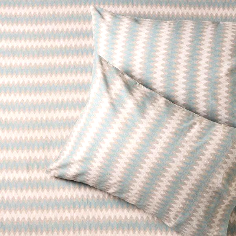 Melinen Home Melinen Home Σετ Κατωσεντονο Anya Aqua (3 Τεμ.) Υπερδιπλο (Λ) Και Μαξιλαροθήκες Casual Line Mini 50Χ70cm