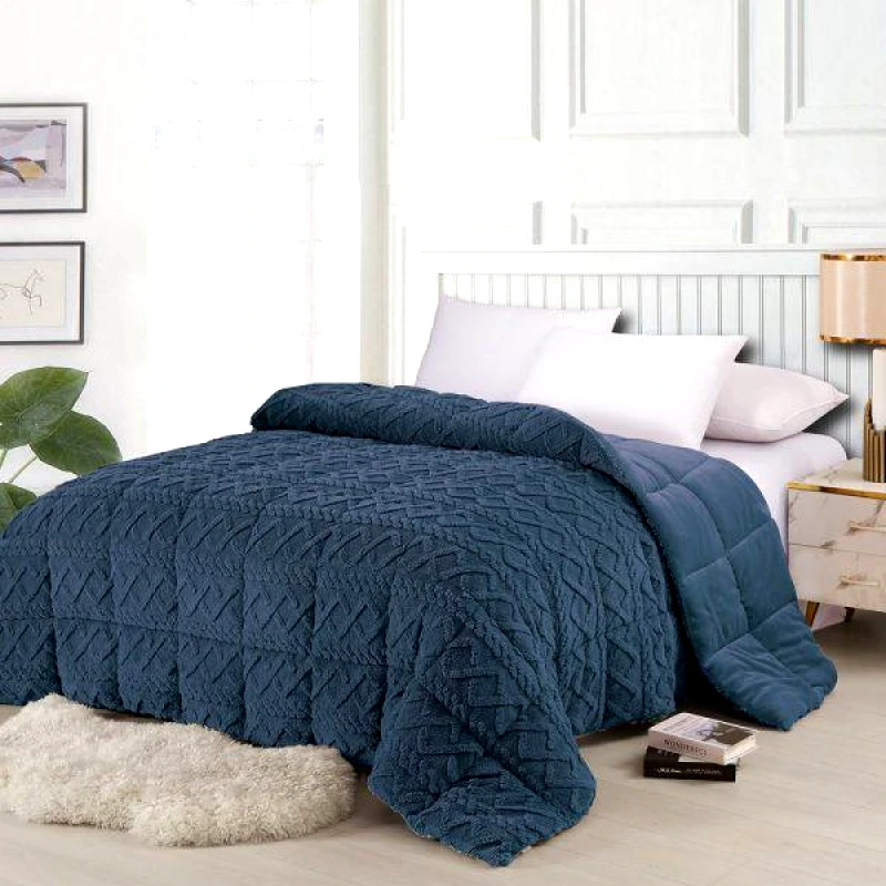 Melinen Home Melinen Home Κουβερτοπαπλωμα Μονο Ian Blue 160Χ220