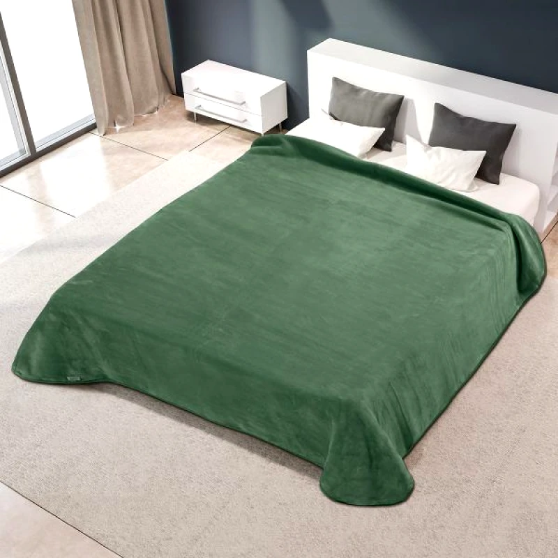 BELPLA ΚΟΥΒΕΡΤΑ ΙΣΠΑΝΙΑΣ ΜΟΝΗ 160X220 BELPLA STER PLAIN VERDE(20)