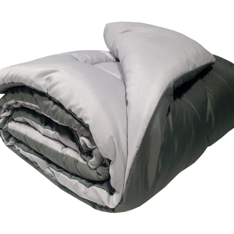 Κόμβος Πάπλωμα Μικροϊνών ΚΟΜΒΟΣ Dark Grey - Silver Υπερδιπλο 220x240