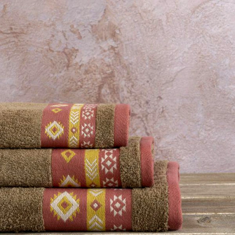 Kocoon Kocoon Σετ Πετσέτες (30x50 + 50x90 + 70x140) Arami Brown