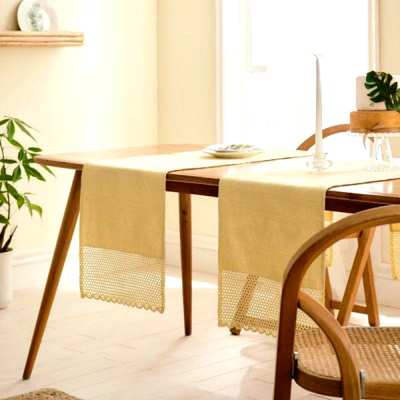 Gofis Home Gofis Home Runner 37x160cm Alcyone Pollen Yellow 046/10