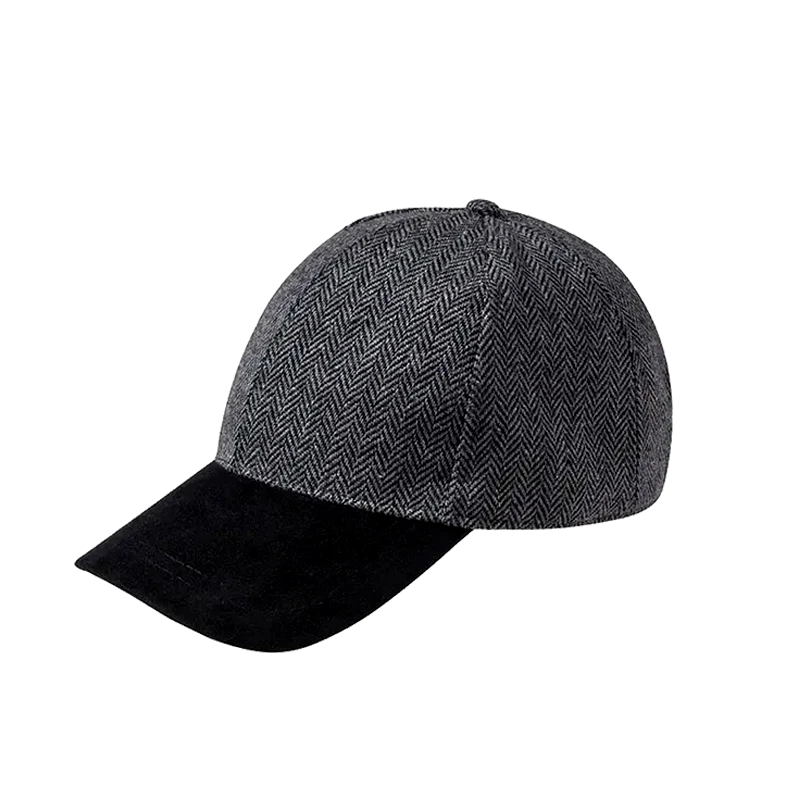Ηerringbone Τζόκεϊ | Karfil Hats Black