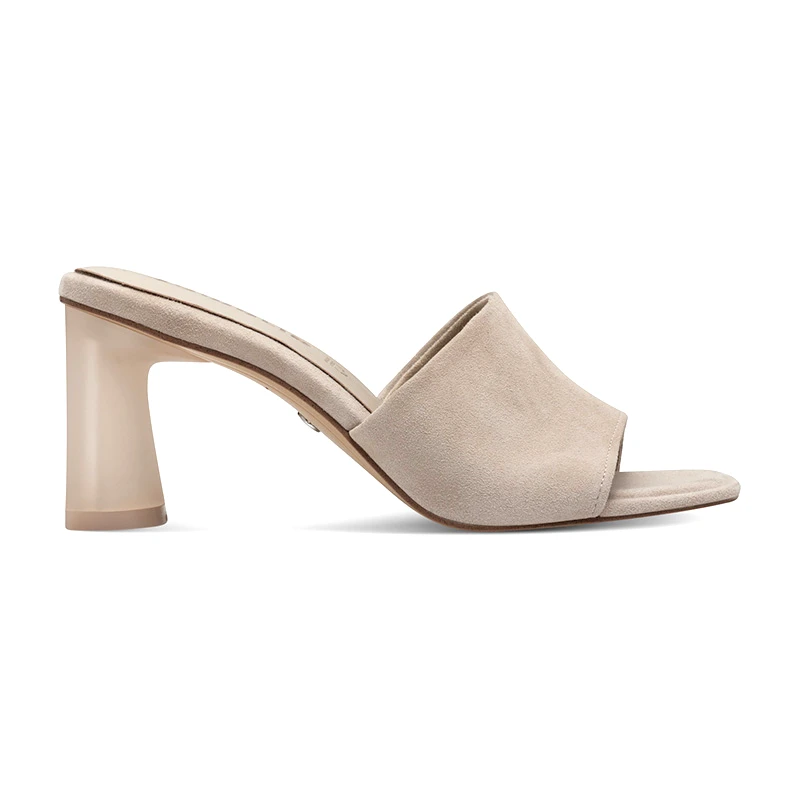 Tamaris Γυναικεία mules Tamaris 1-27249-44 200 γκρι δέρμα καστόρ