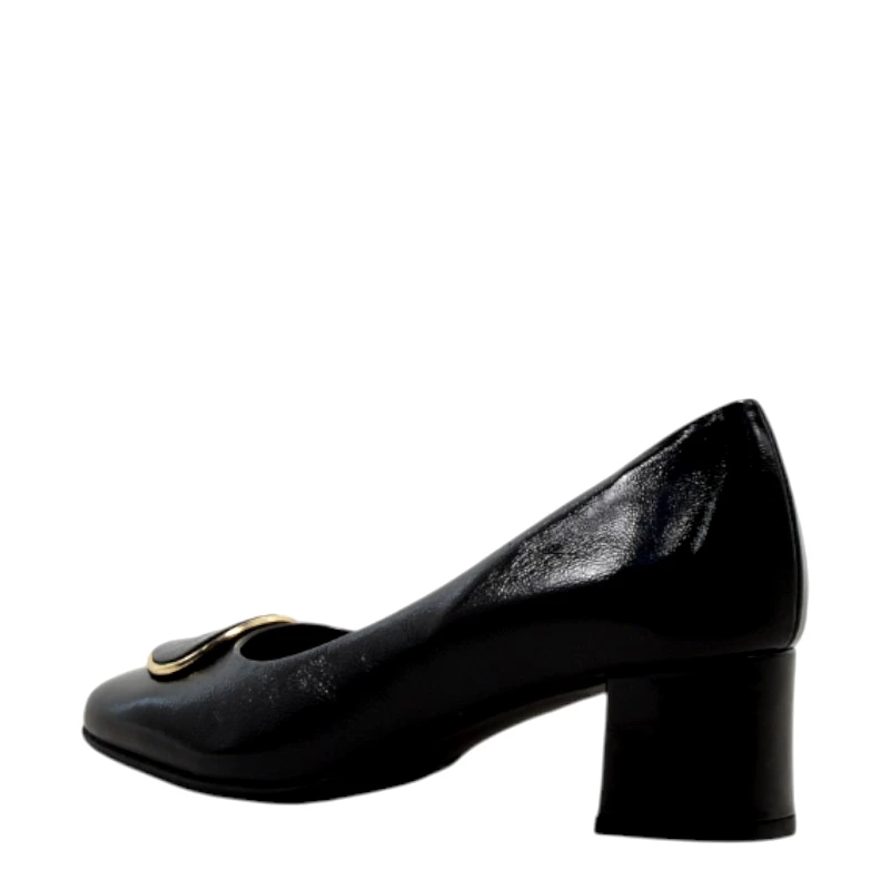 Ragazza Γυναικείες γόβες Ragazza 046 μαύρο δέρμα λουστρίνι