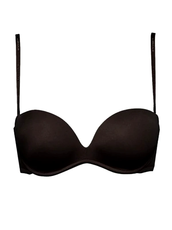 LORMAR Σουτιέν LORMAR Free Plus Strapless Super Push Up - Χωρίς Μπανέλα Μαύρο