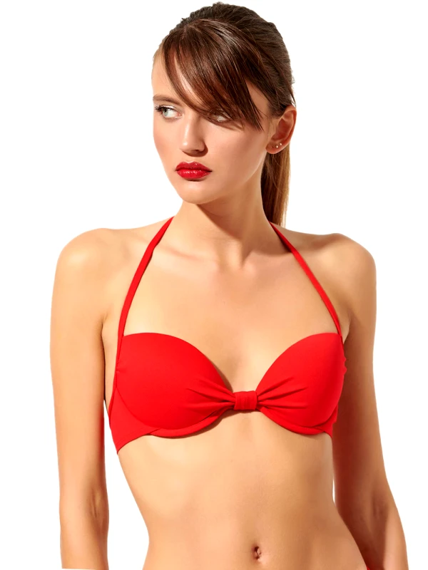 BLU4U Μαγιό BLU4U Pique Push Up - Πλούσιο Μπούστο - Polo Ύφασμα