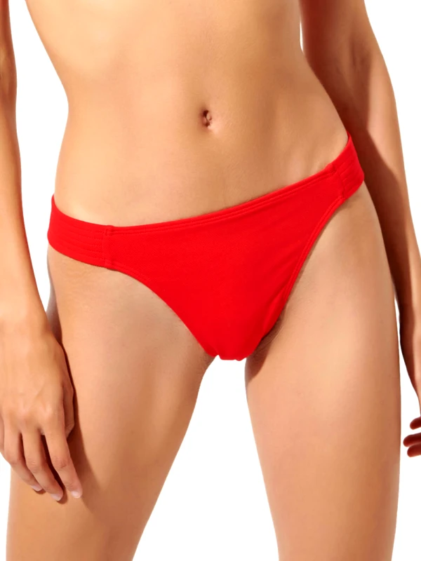 BLU4U Μαγιό BLU4U Pique Brazilian Bikini - Φαρδύ Λάστιχο στο Πλάι