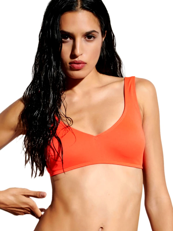BLU4U Μαγιό BLU4U Top - Αφαιρούμενη Ενίσχυση - Polo Ύφασμα