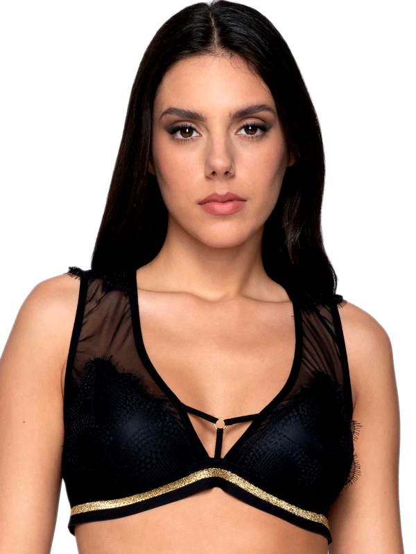 Luna Bralette LUNA Cherry Push Up - Χωρίς Μπανέλα - Δαντέλα & Lurex