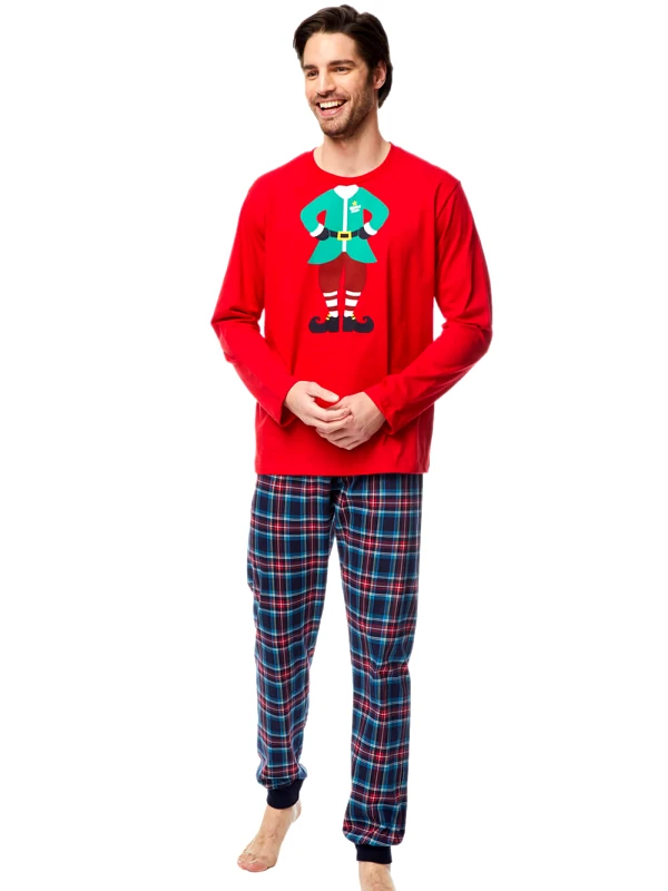 Ανδρική Πυτζάμα MINERVA COOKIE - 100% Βαμβάκι Interlock φωτογραφία