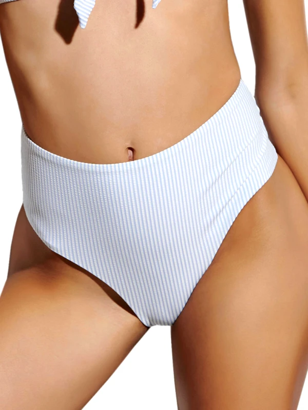BLU4U Μαγιό BLU4U Girly Stripes - Slip Bikini Ψηλοκάβαλο