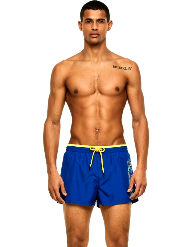 DIESEL DIESEL Αντρικό Μαγιό Sandy 8CR - Boxer Κοντό - Camo Logo