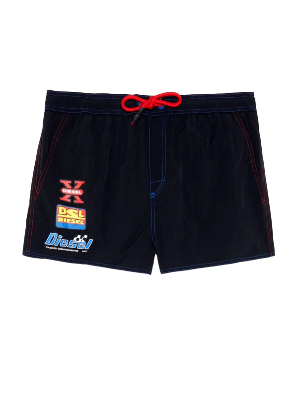DIESEL DIESEL Ανδρικό Μαγιό Caybay -Boxer Κοντό - Retro Logo
