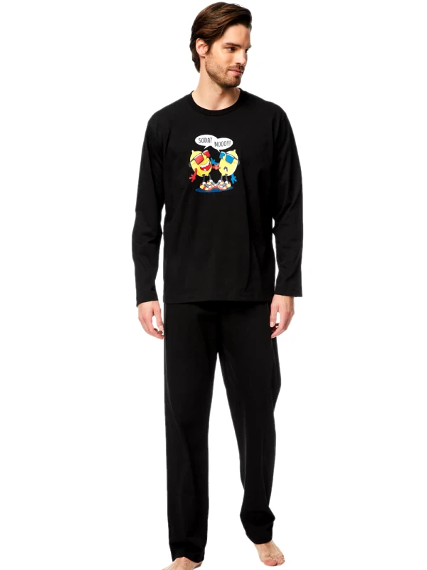 Ανδρική Πυτζάμα MINERVA Lemons - 100% Βαμβάκι Interlock - Smart Choice FW23/24 φωτογραφία