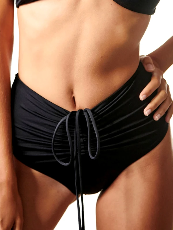 BLU4U Μαγιό BLU4U Fashion Solids Μπικίνι Σλιπ Ψηλόμεσο Κανονικό - Χωρίς Ραφές - Καλοκαίρι 2023