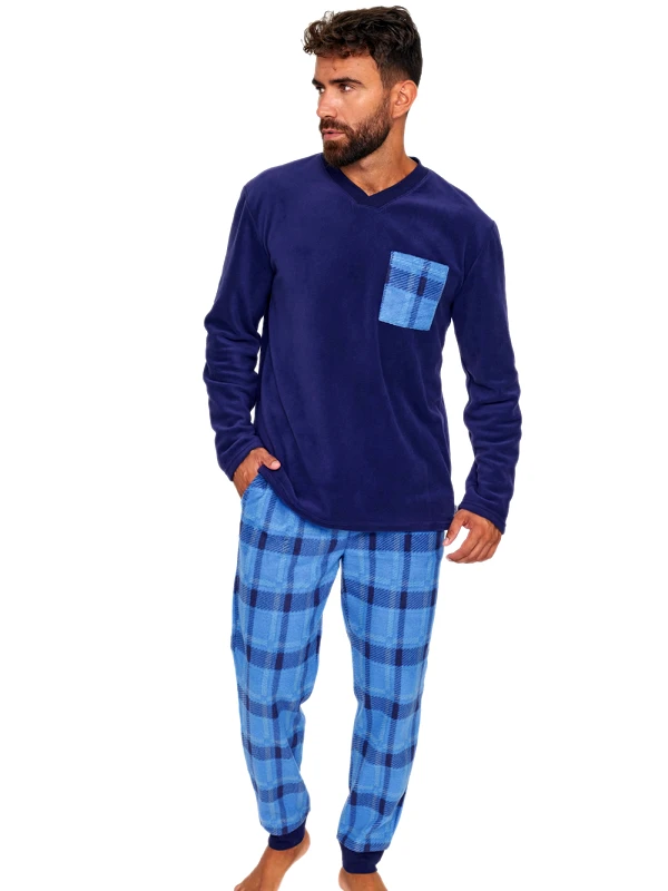 muydemi Ανδρική Πυτζάμα MUYDEMI Micropolar - Ζεστό & Απαλό Fleece - Χειμώνας 2023/24