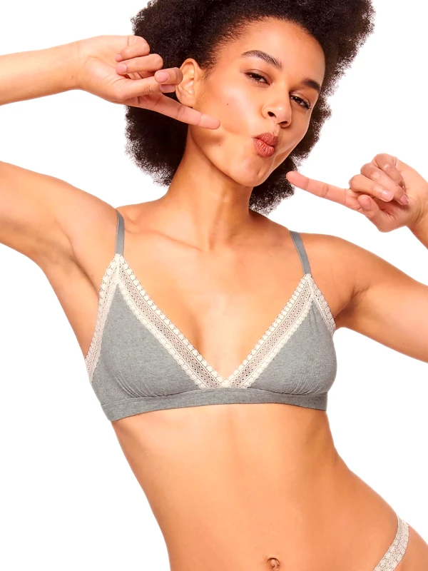 Sloggi SLOGGI Go Ribbed Bralette M033 - Χωρίς Ενίσχυση & Μπανέλα - Οργανικό Βαμβάκι - Promo FW23/24