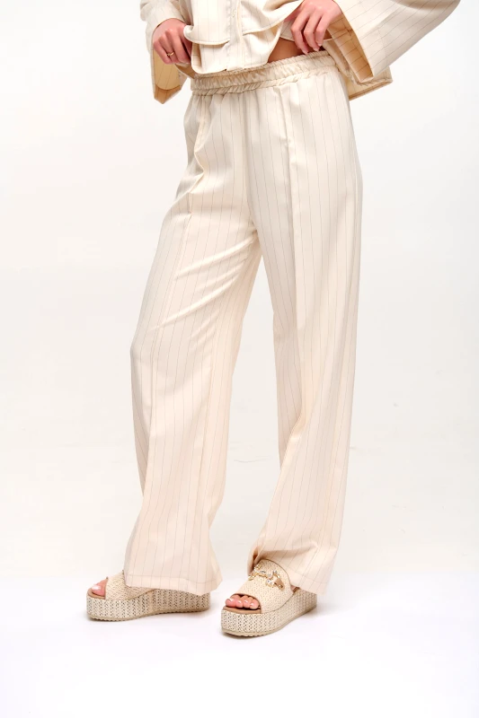 Παντελόνι Ριγέ Λάστιχο Μέση Desinged by Kellys