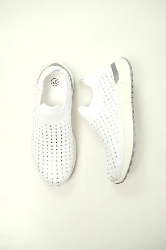 Αθλητικά Knit Slip-On Με Στρας