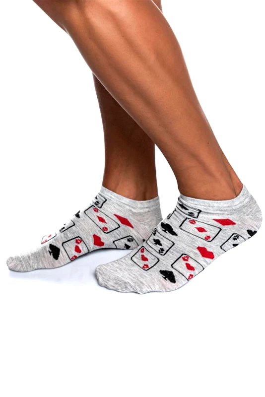 INIZIO ΑΝΔΡΙΚΗ ΚΟΦΤΗ ΚΑΛΤΣΑ INIZIO ΣΧΕΔΙΟ ΤΡΑΠΟΥΛΟΧΑΡΤΑ 4813 ΓΚΡΙ