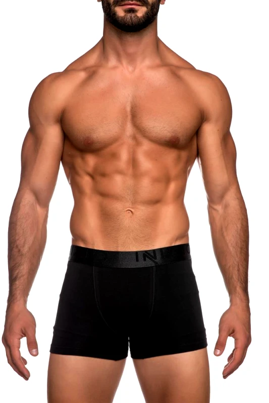 INIZIO ΜΑΥΡΟ BOXER ΜΕ ΕΞΩΤΕΡΙΚΟ ΛΑΣΤΙΧΟ ΚΑΙ LOGO ΙΝΙΖΙΟ 44000 ΜΑΥΡΟ