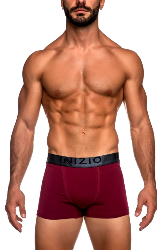 INIZIO INIZIO COLOR BOXER ΜΕ ΕΞΩΤΕΡΙΚΟ ΛΑΣΤΙΧΟ 44100 ΜΠΟΡΝΤΟ/ΑΝΘΡΑΚΙ