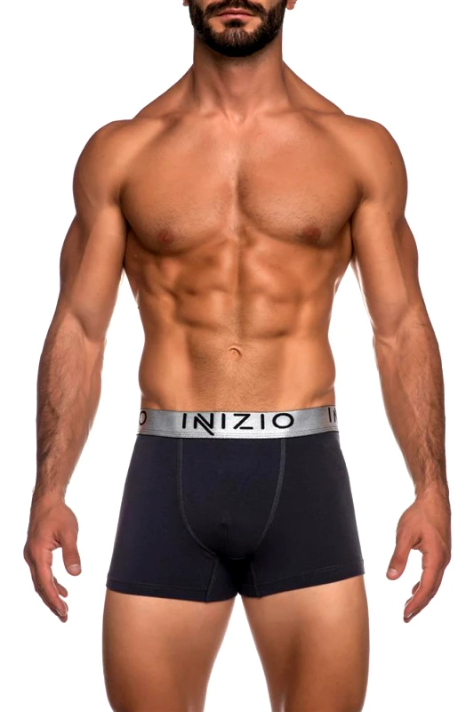 INIZIO INIZIO COLOR BOXER ΜΕ ΕΞΩΤΕΡΙΚΟ ΛΑΣΤΙΧΟ 44100 ΑΝΘΡΑΚΙ/ΑΣΗΜΙ