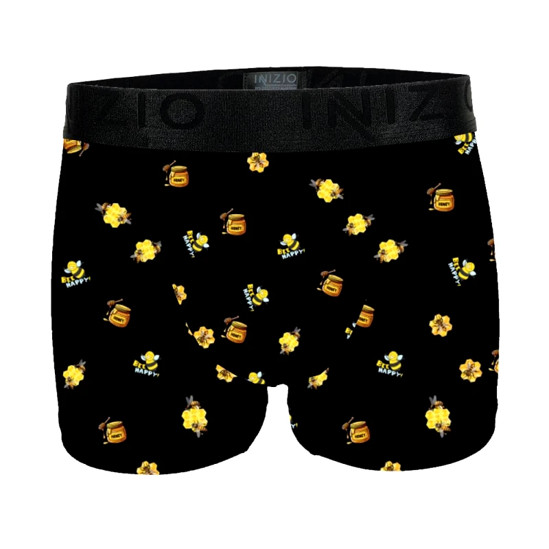 INIZIO ΑΝΔΡΙΚΟ BOXER ΙΝΙΖΙΟ ΜΕ ΣΧΕΔΙΟ ΜΕΛΙΣΣΕΣ 44801 ΜΑΥΡΟ