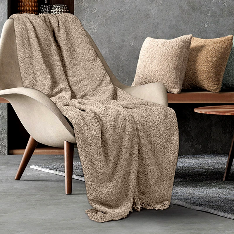 Beauty Home Ριχτάρι Τριθέσιου Καναπέ Beauty Home Lamp 8573 Sand 180x300