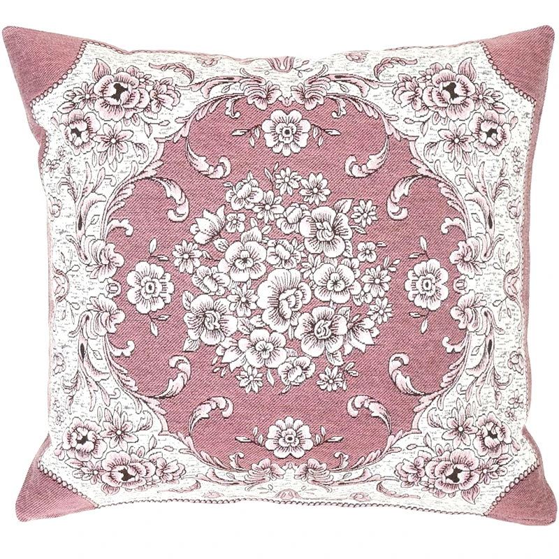 Dimeco Διακοσμητική Μαξιλαροθήκη 45x45 Dimeco Adel Rose