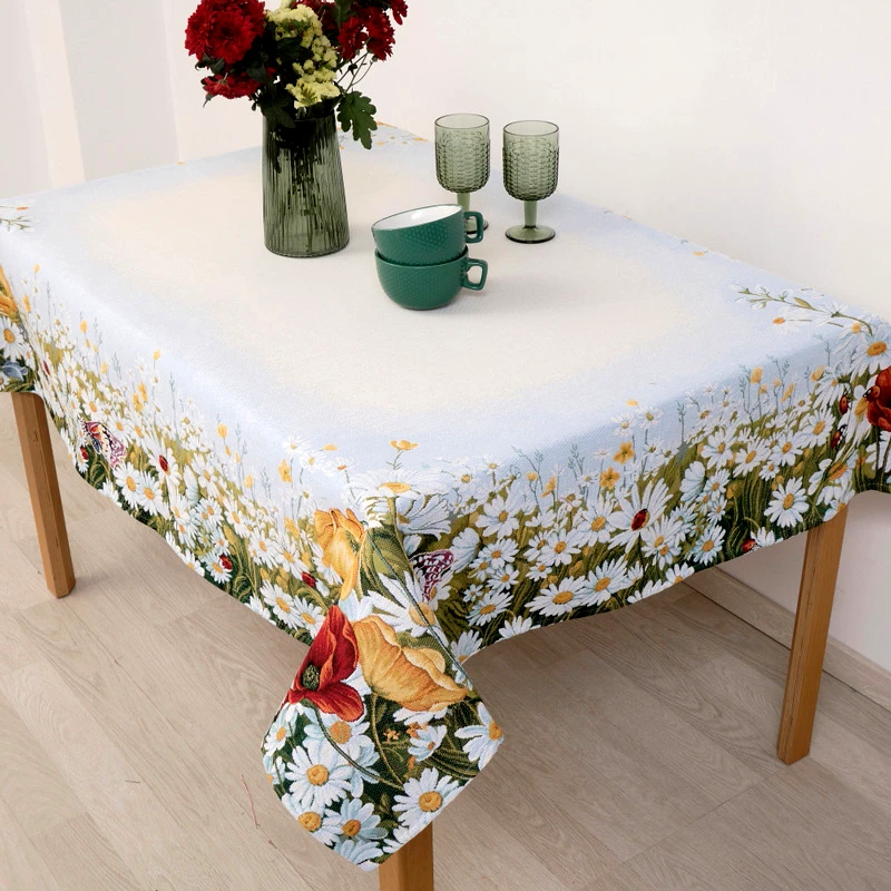 Dimeco Τραπεζομάντηλο Dimeco Ciara Blue 140x180