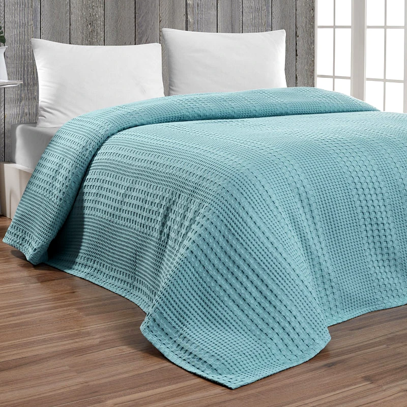 Beauty Home Κουβέρτα Πικέ Μονή Beauty Home 1995 Division Turquoise 170x240