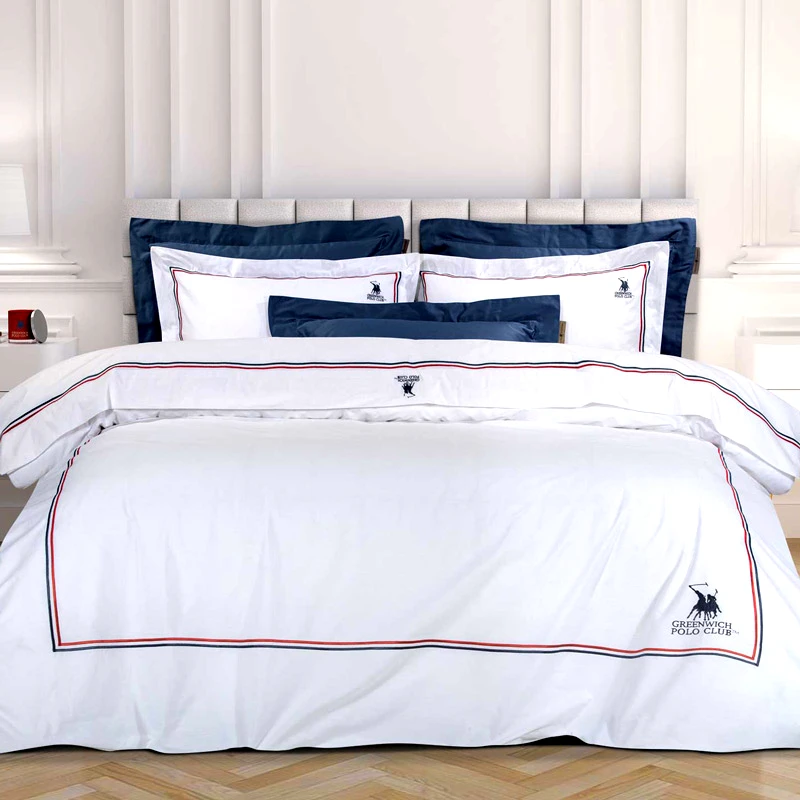 Greenwich Polo Παπλωματοθήκη Υπέρδιπλη Σετ Greenwich Polo Classic 2173 White 220x240