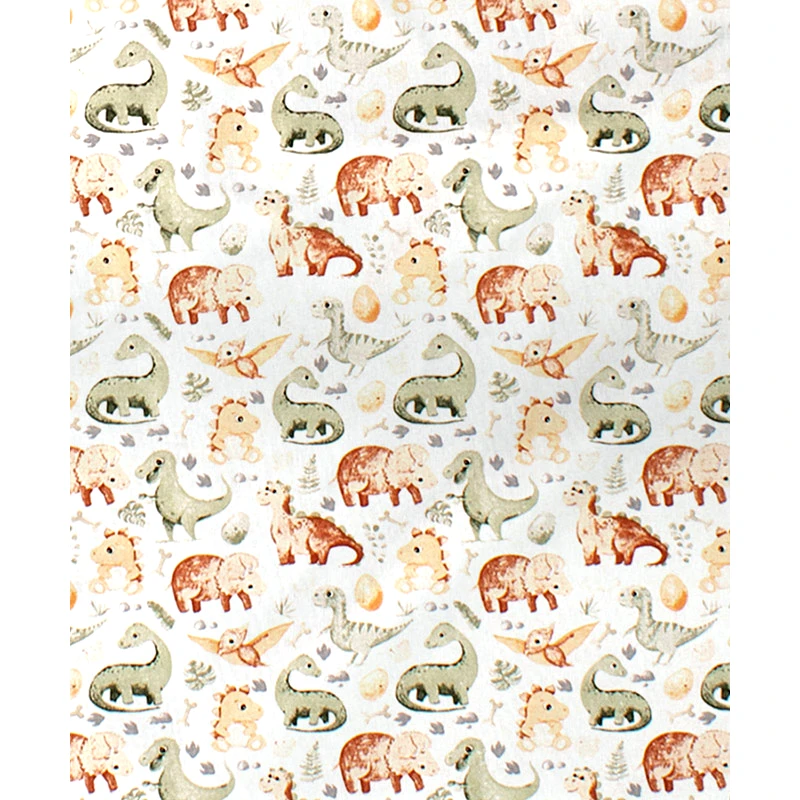 Dimcol Πάνα Αγκαλιάς Χασέ Dimcol Dinosaur 515 Beige 80x80