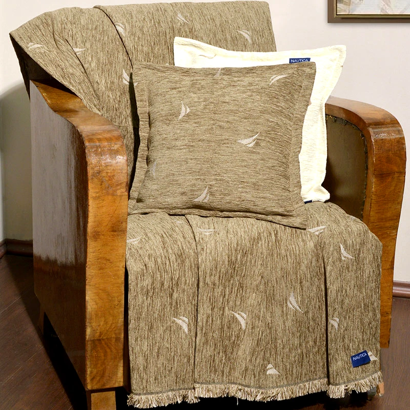 Nautica Ριχτάρι Διθέσιου Καναπέ Nautica 1004 Beige 180x250